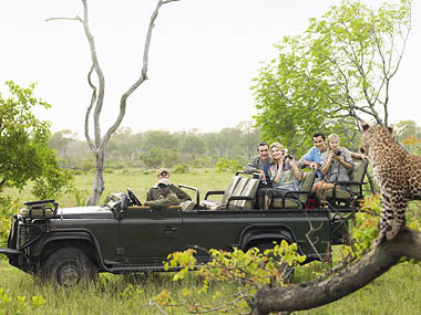 Photo of people on safari