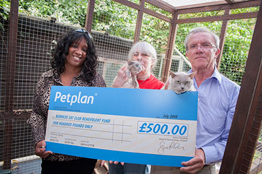 Burmese Cat Club Charity Cheque