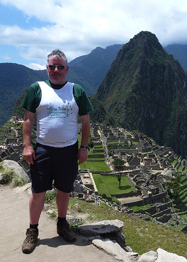 Neil Thornton in Machu Picchu