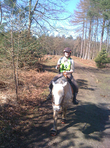 Nora out riding