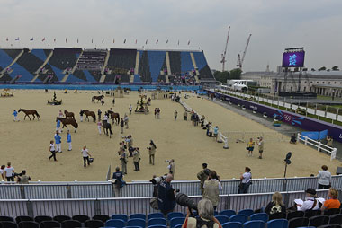 Olympic First Horse Inspection. Credit Kit Houghton & FEI