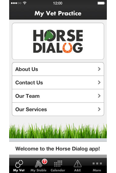 HorseDialog app screenshot