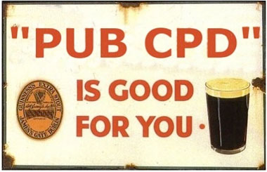 Pub CDP sign