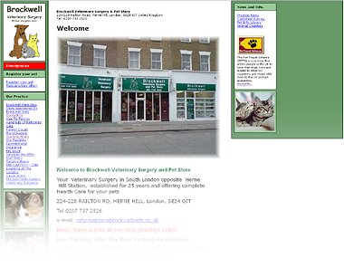 Example of a 'Recumbent' website