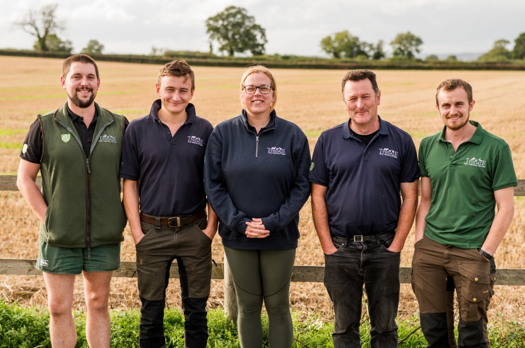 Left to right is Sam Ecroyd, Harry Dibble, Bryony Kendall, David Preece and Kit Heawood who are all now directors at Tyndale Vets.
