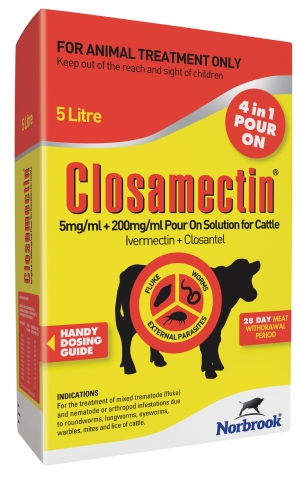 Closamectin Pour On 5L Carton