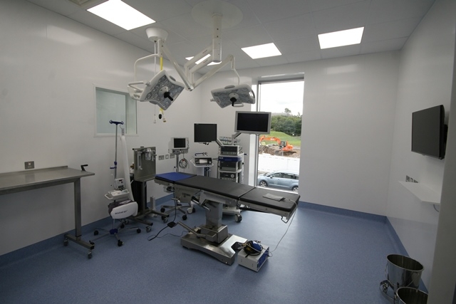 A high tech operating suite designed by ACD Projects