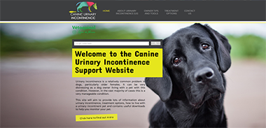 Screenshot of canineui.co.uk home page