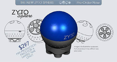 Photo of the Zyto sphere