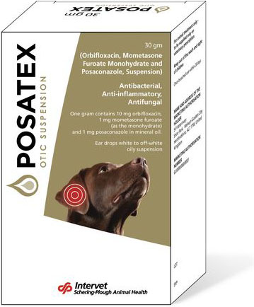 New canine ear treatment combines three powerful agents in once-a-day therapy