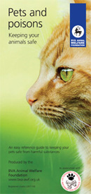 AWF pets poisons leaflet