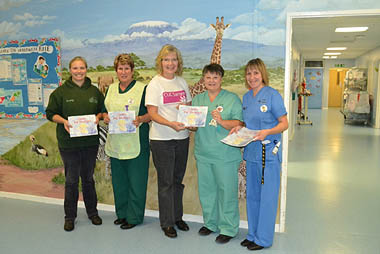 Nurses standing in a row
