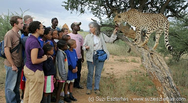 Dr Laurie Marker at the CCF