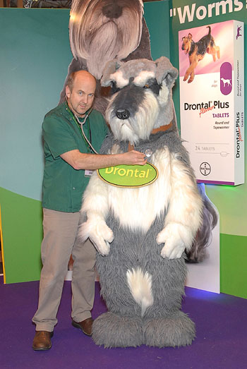 Photo of Drontal stand at Crufts