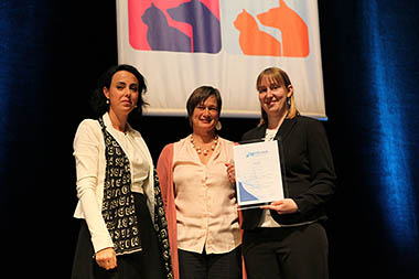 Photo of people on stage