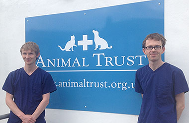 Photo of Gareth Haines, Owen Monie of the Animal Trust