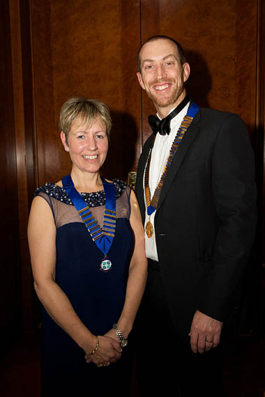Photo of VPMA President Helen Sanderson who continues in office for another year, and outgoing SPVS President Adi Nell