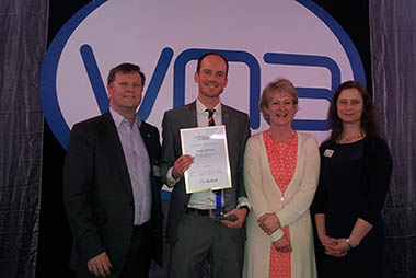 L to R Stephen Dann Justin Phillips Louise Radford and Mo Gannon