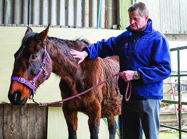 Macy with Field Officer