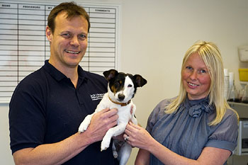 Michael Marrow with Petplan Business Developer Caron Lewis-Timmins