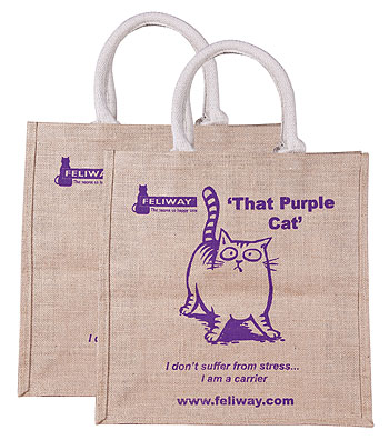 Purple Cat Bag