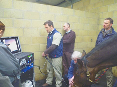 Richard Hepburn and delegates at the National Ulcer Study launch in Stow