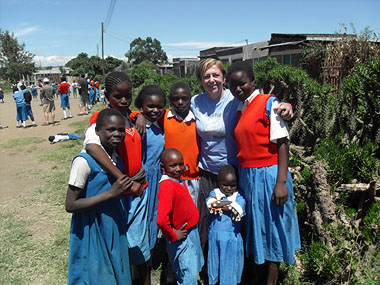 Ruth Vernon and children