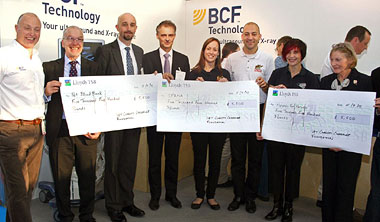 VCC cheque hand over at LVS