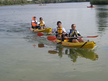 Vet Charity Challenge 2012 winning team in action