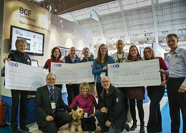 Vet Charity Challenge 2013 cheque handover