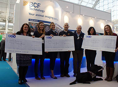 Vet Charity Challenge cheque handover LVS 2014