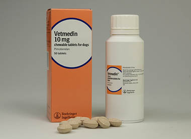 Vetmedin - 7 bottle and box pack shot