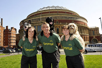 Drontal team in front of Royal Albert Hall, London