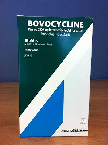 Bovocycline 2000 mg pessary pack shot