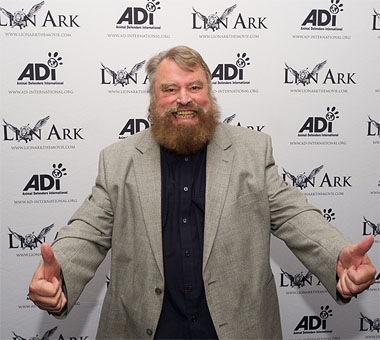 Brian Blessed roars his approval for ADI Films’ action-documentary Lion Ark at its world premiere at the Raindance Film Festival © Animal Defenders International