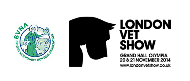 BVNA and London Vet Show logos side by side