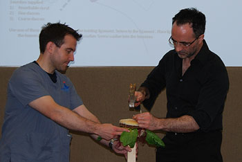 Fitzpatrick Referrals lecture 2010: Bringing to life the “sandwich” of tissue and  metal overlaying the gluteal muscles onto the top of an endoprosthetic femur  (using hamburger)