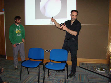 Noel Fitzpatrick and Fitzpatrick Referrals Intern, Alex Belch