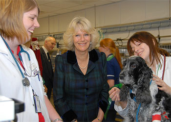 Duchess of Cornwall at the opening of the QMH