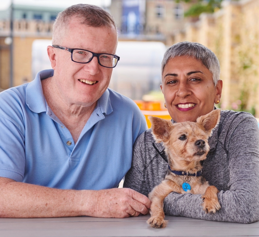 Howard, Reeta and Honey. Credit: Battersea Dogs and Cats Home