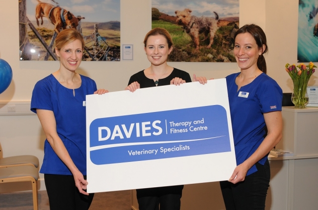 Diane Messum - Head of Physiotherapy, Jessica Holden  Hydrotherapist and  Sarah Conley Physiotherapist.