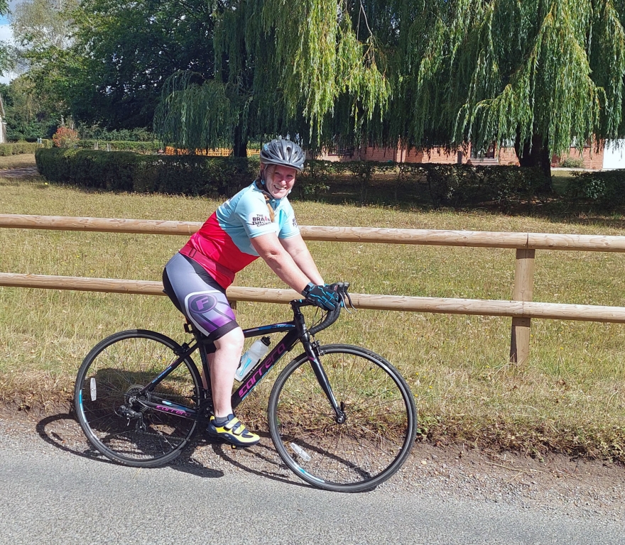 Lisa Lungley is saddling up for the London to Brighton cycle ride on Sunday 11th September to show support for her brother-in-law Joe Lungley, who is suffering from an incurable brain tumour