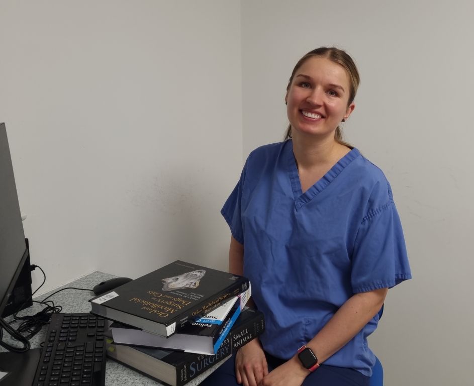 Indre Petrauske, a surgical intern at Linnaeus-owned Kentdale Referrals in Milnthorpe, has organised the collection and delivery of veterinary textbooks to help veterinary colleagues in her homeland of Lithuania.