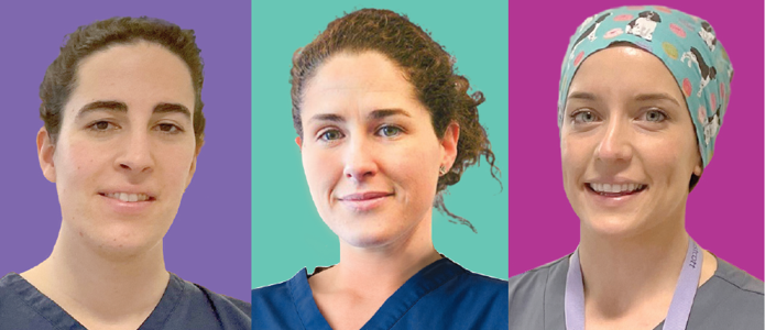 Elspeth Lederer, Inês Gordo and Elena Carbonell join Eastcott Veterinary Referrals after period of exceptional growth at the hospital. 