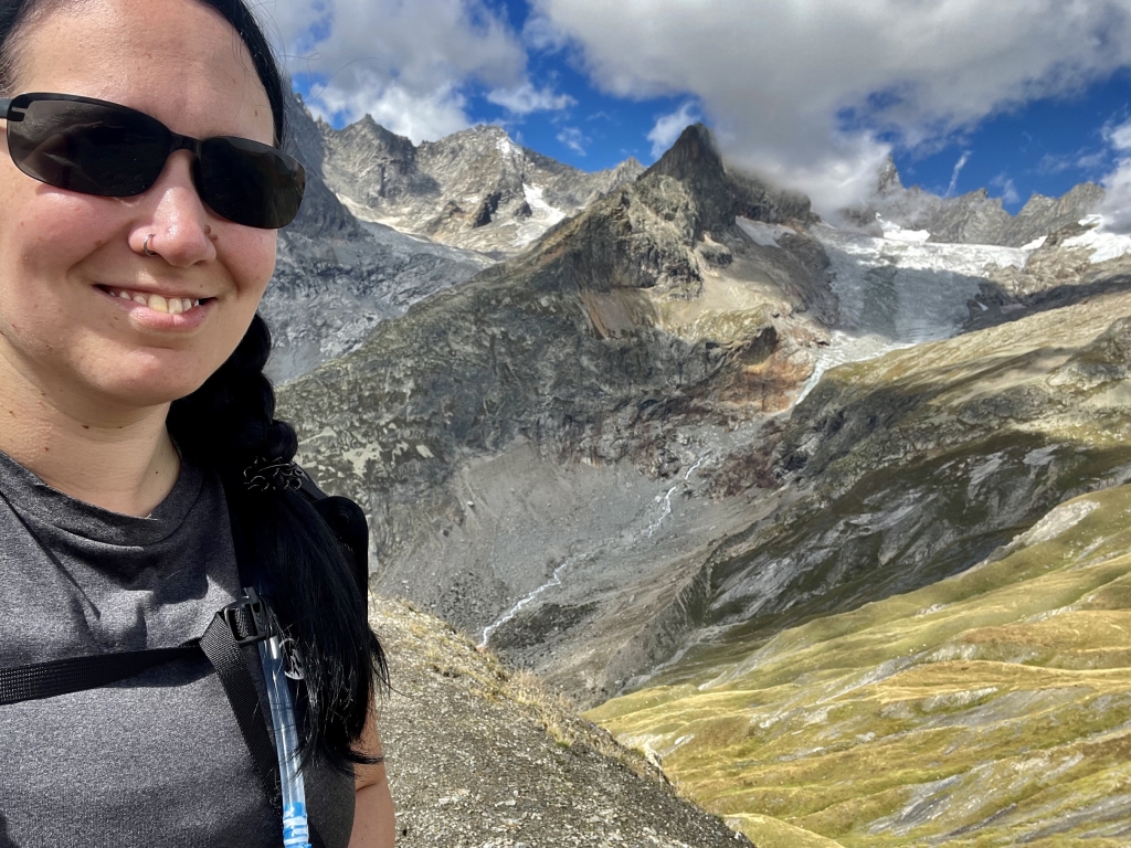 Vicki Henshaw, who works at Eye Vet in Cheshire, travelled through Switzerland, France and Italy to complete her fundraising trek across the Alps.
