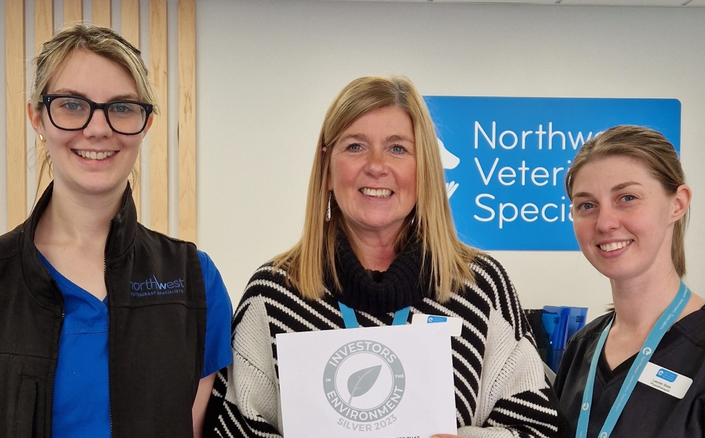 NWVS has been accredited as a Silver level practice by Investors in the Environment