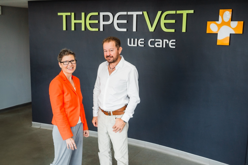 Chairman & Founder Dr Rob Jones MRCVS pictured alongside Dr Mel Fuller