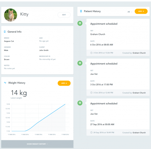 TopVet Patient screenshot
