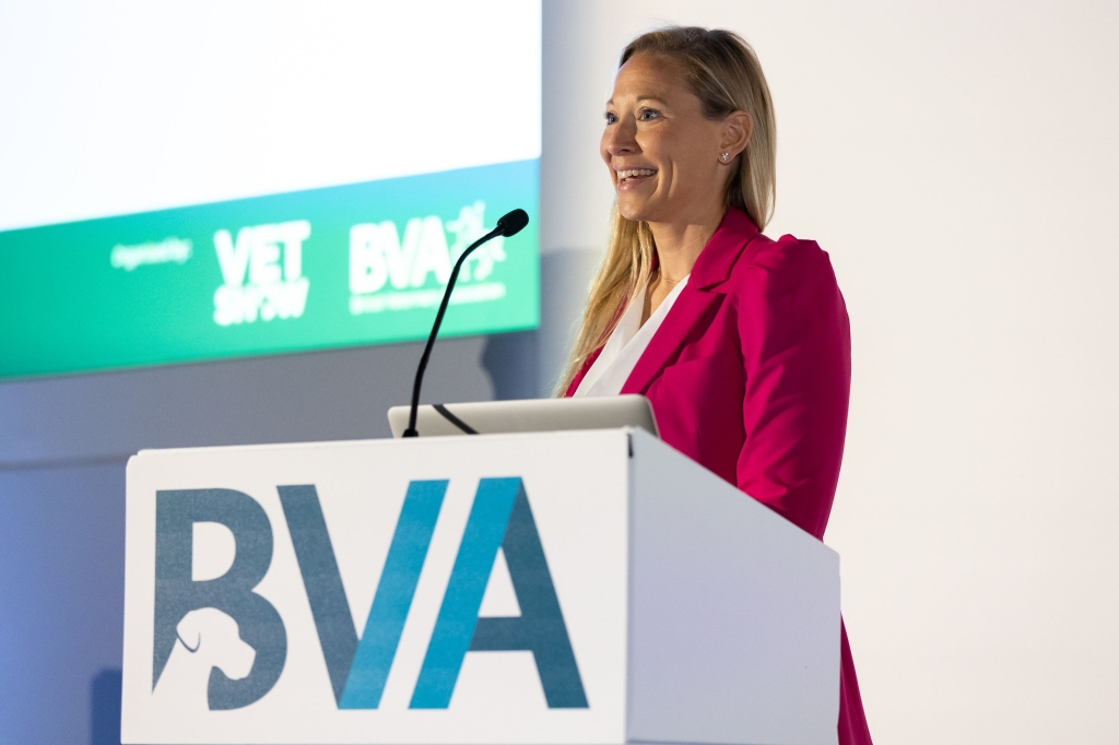 BVA President Justine Shotton at BVA Live