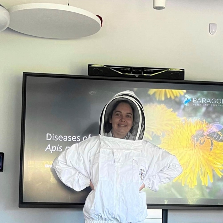 Kirsty Walters from Paragon Veterinary Referrals has a passion for bees.